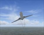 FSX Default CRJ-700 Engine Smoke Effect